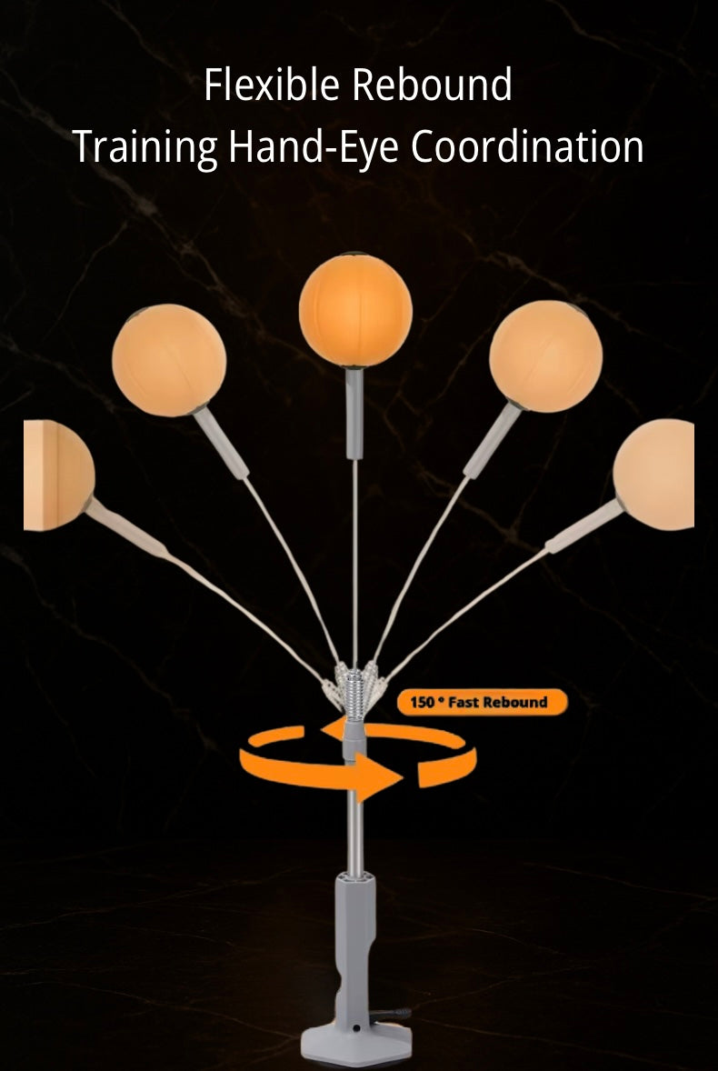Boxing Reflex and Height Adjustable Punching Bag