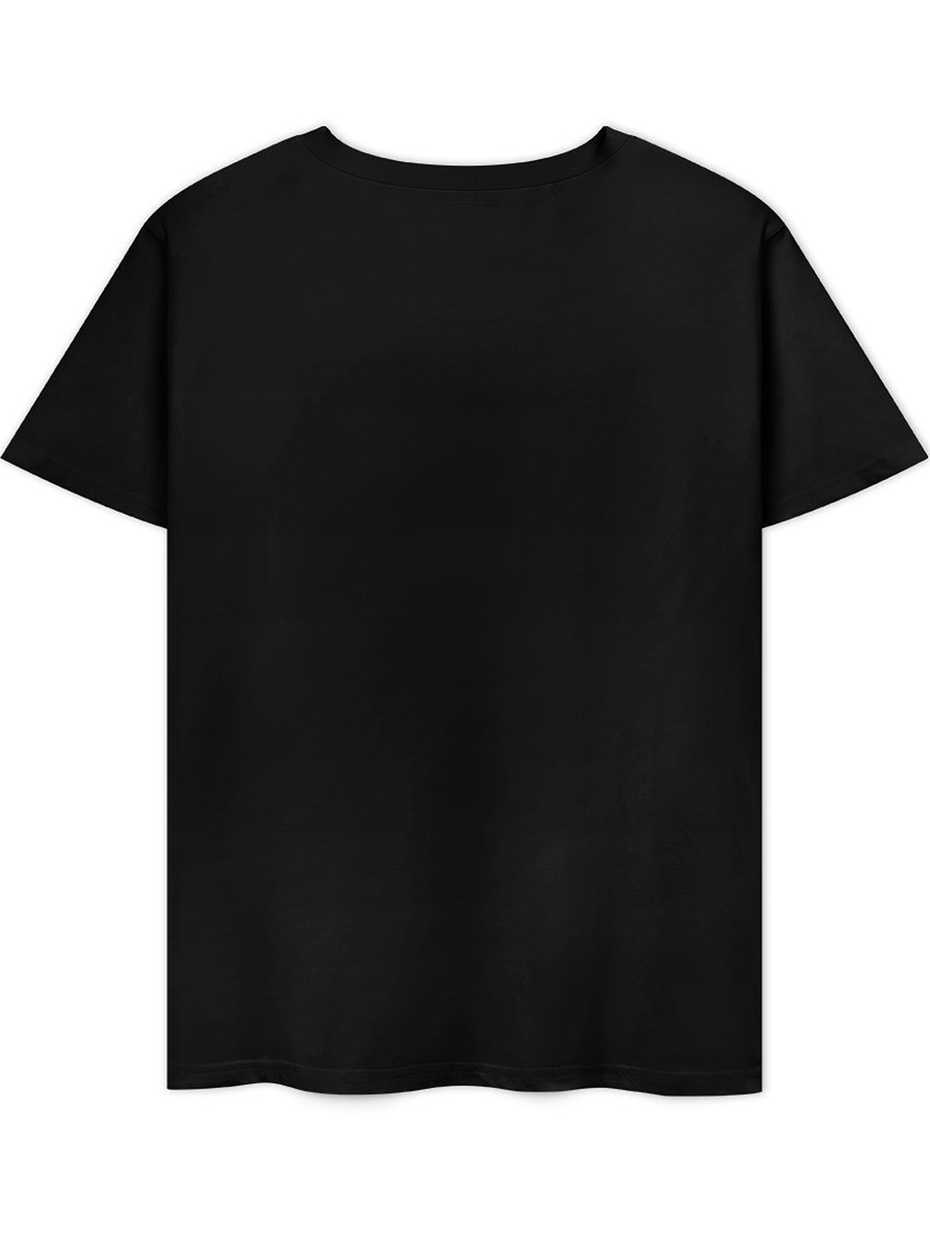 Back view of black boxing bear t-shirt