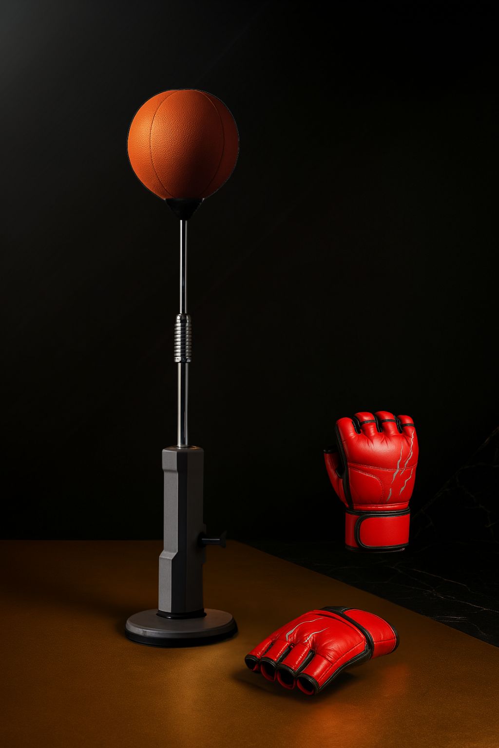 Boxing Reflex and Height Adjustable Punching Bag