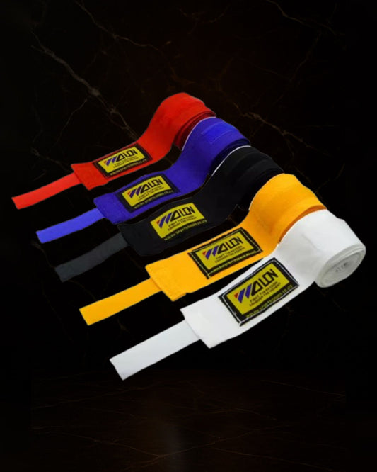 StrikeZoneX Color Series hand wrap in red – premium boxing and MMA gear for wrist support and protection.